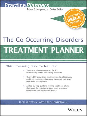 cover image of The Co-Occurring Disorders Treatment Planner, with DSM-5 Updates